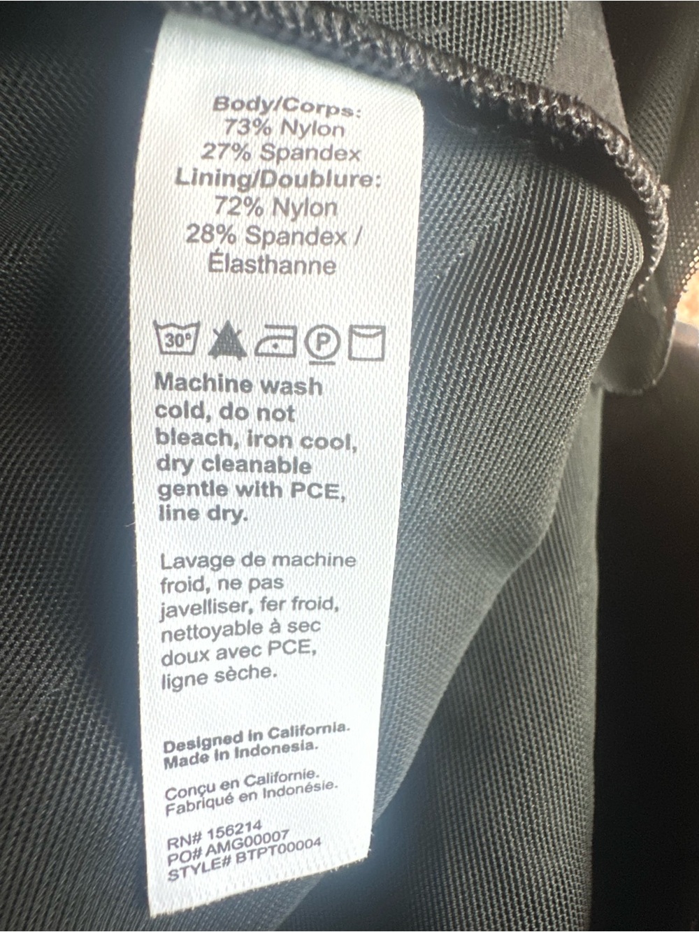 Honeylove perfectionist work pant black Italian stretch woven BTPT00004 size XL - Picture 4 of 10